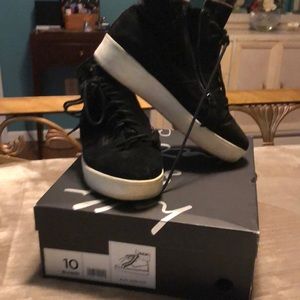 High Tip Suede Sneaker